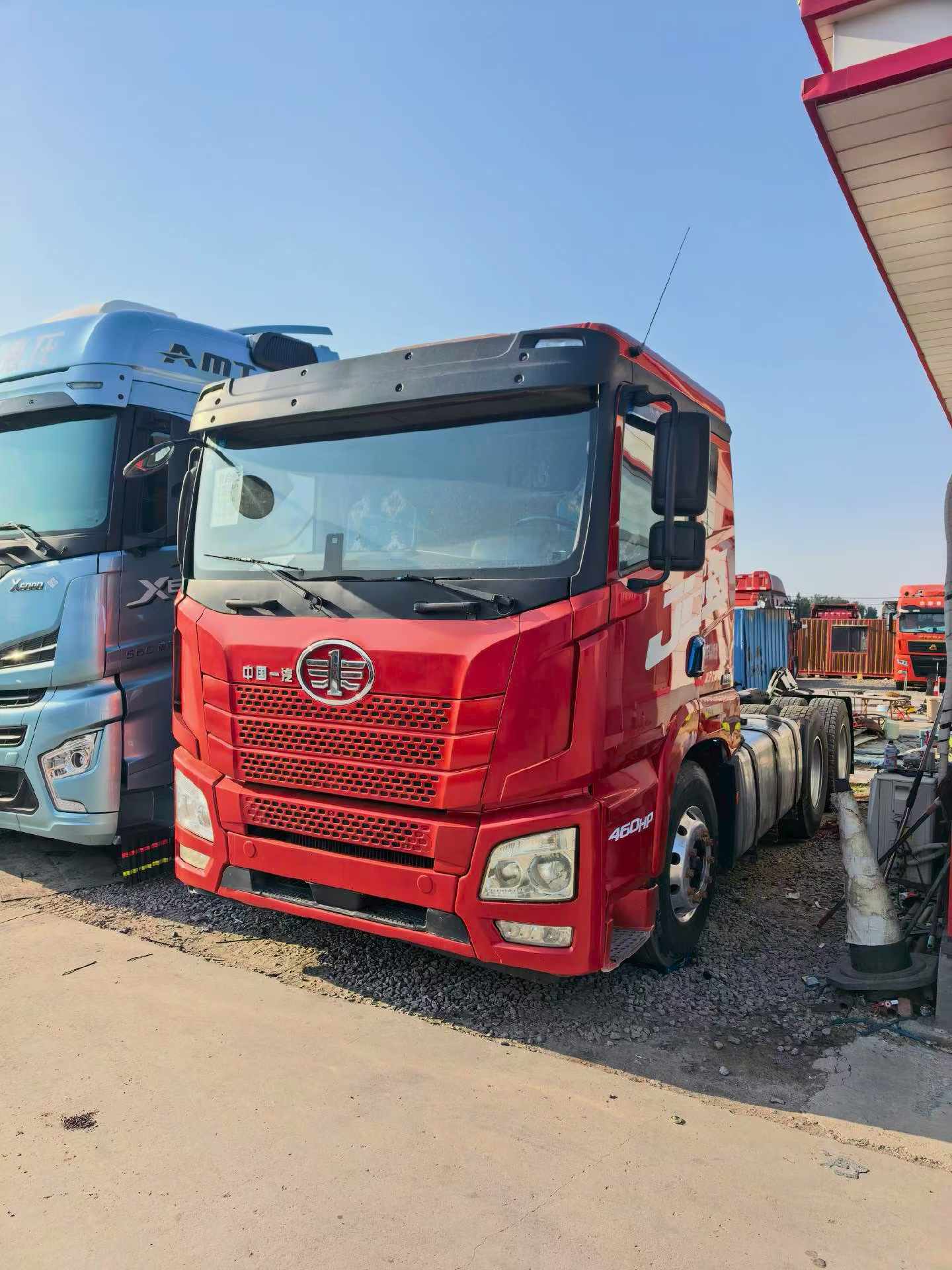 2020 Beiben V3 500HP 6x4 truck side view, low mileage used tractor for sale
