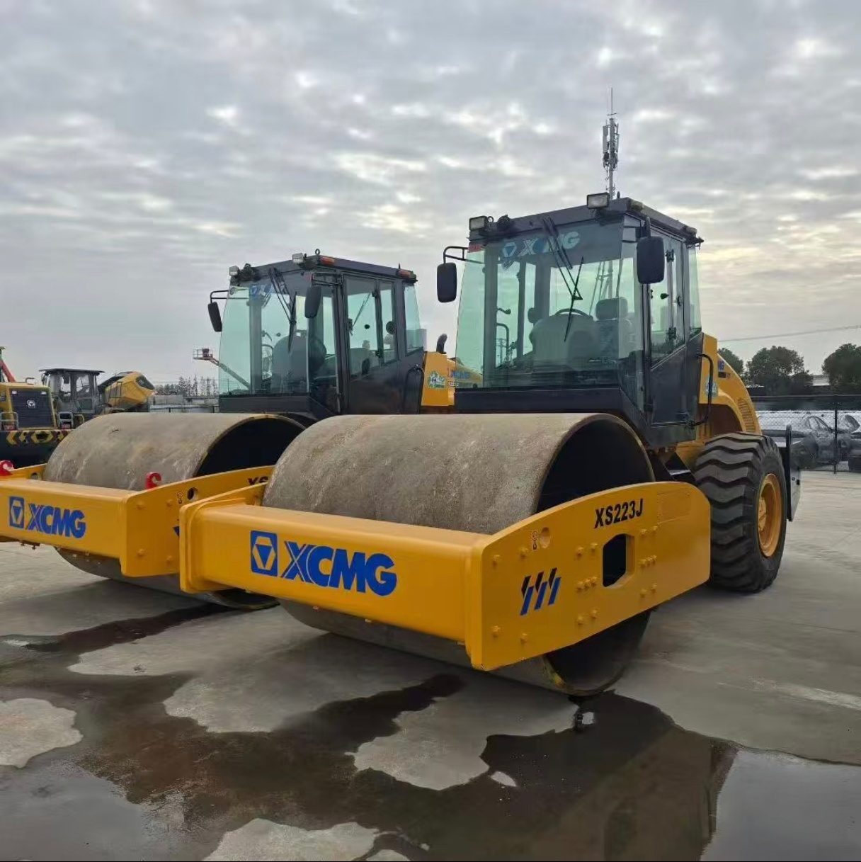 XCMG XS223J 22 Ton Used Road Roller for Sale